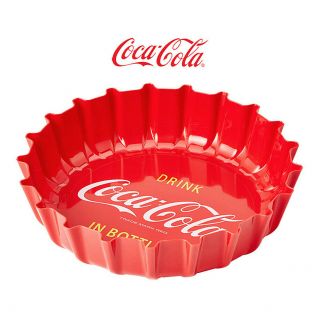Official Coca Cola Bpa Bottle Cap Serving Tray Candy Dish Bowl Snack Plate