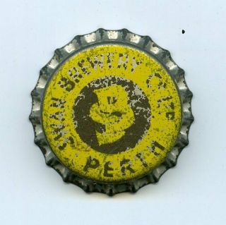 Vintage Swan Brewery Beer Bottle Cap From Australia (, Cork)