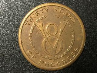 1903 - 1933 Ford Motor Company 30 Years Of Progress Commemorative Medal