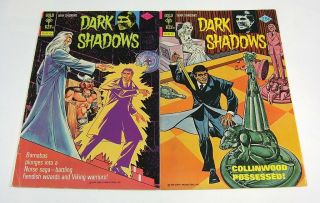 Dark Shadows 31,  34 Barnabas Collins Fn/fn,  Horror Tv Show Gold Key Comics 1975