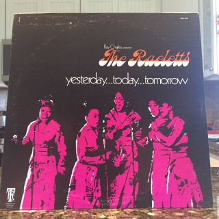 1a/1a Raeletts Yesterday Today Tomorrow Lp Vinyl Ray Charles Billy Preston