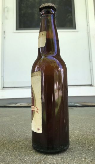 DAVENPORT,  IOWA 1940’s Uchtorff Beer Paper Labeled Brewery Bottle 5
