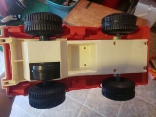 Vintage 1978 Ideal Toy Corp.  Plastic Red Ladder Mighty MO Fire Truck 3
