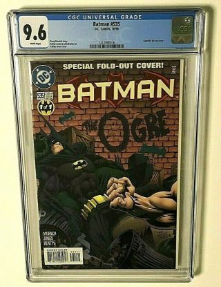 Batman 535 Cgc 9.  6 Die Cut Variant 1st App.  Ogre Dc Comics 1996 Gotham Tv Show