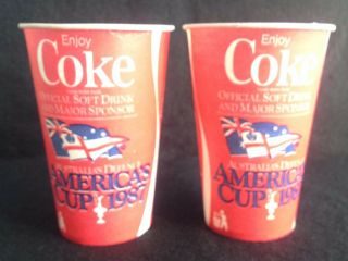 2 X Rare Coke Cups,  Australia 