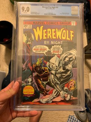 Werewolf By Night 32 Cgc 9.  0 White Pages