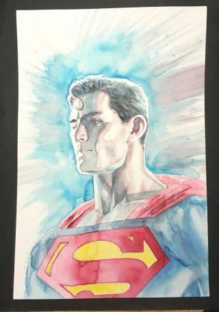 David Mack - Color Painting Cover Action Comics 1003