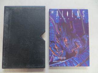 Aliens Book One (1990) Hc Comic Book Signed & Numbered With Slipcase Print Rare