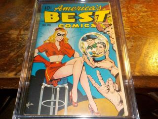America ' s Best Comics 25 Feb 1948 CGC 9.  0 Grade Comic Book 5