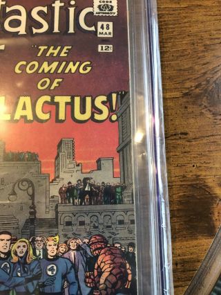 Fantastic Four 48 (3/66) CGC 6.  5 1st app.  of The Silver Surfer & Galactus 5