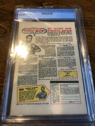 Fantastic Four 48 (3/66) CGC 6.  5 1st app.  of The Silver Surfer & Galactus 8