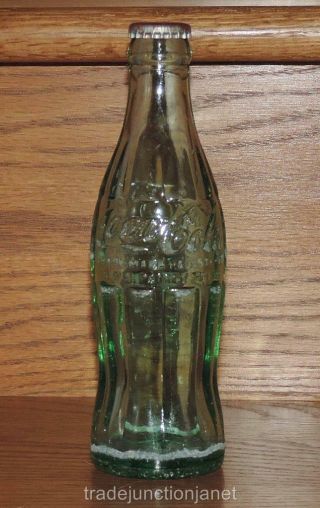 1961 Usa Embossed Coca - Cola 6.  5oz Green Glass Bottle W/cork Cap - Morristown Tenn