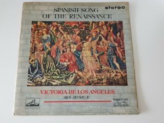 1st Press Asd 452 Lp Spanish Song Of The Renaissance : De Los Angeles Near