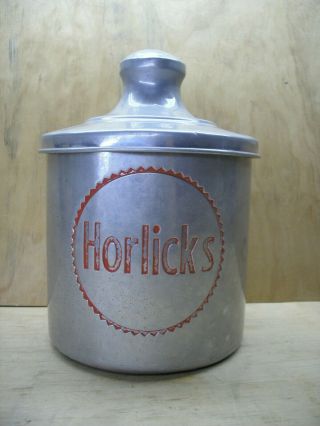 Vintage Horlick’s Malted Milk Soda Fountain Tin