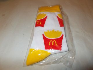Mcdonalds Promotional French Fry Socks 1 Pair