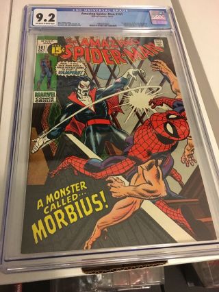 Spider - Man 101 Cgc 9.  2 Off - White To White Pages First Appearance Of Morbius