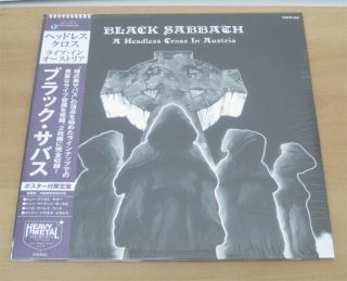 Black Sabbath: A Headless Cross In Vienna 2 - Lp Tony Martin Purple Vinyl,  Poster
