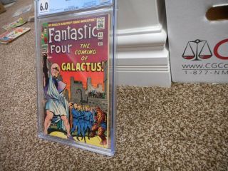 Fantastic Four 48 cgc 6.  0 Marvel 1966 1st appearance of Silver Surfer Galactus 2