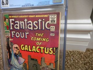Fantastic Four 48 cgc 6.  0 Marvel 1966 1st appearance of Silver Surfer Galactus 6