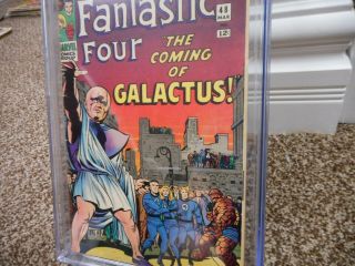 Fantastic Four 48 cgc 6.  0 Marvel 1966 1st appearance of Silver Surfer Galactus 9