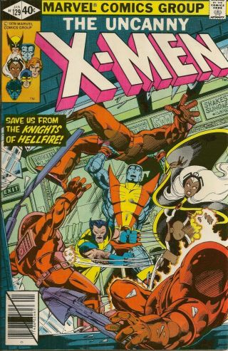 Uncanny X - Men 129 1st Appearance Kitty Pryde Emma Frost Hellfire Club 1980 Vfine