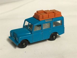 Vintage Lesney Matchbox 12 Land Rover Safari Diecast Toy Vehicle