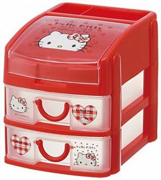Skater Sanrio Chest Che3n Hello Kitty Mini Glove Compartment Drawer.  Fromjapan