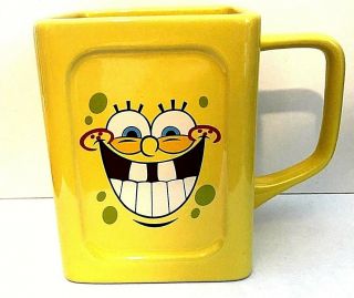 Spongebob Squarepants Square Shaped Coffee Mug Cup Mall Of America