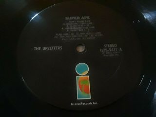 LEE PERRY & THE UPSETTERS APE // ISLAND // LP // LISTEN 3