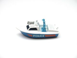 Matchbox Superfast 52 Police Launch Boat
