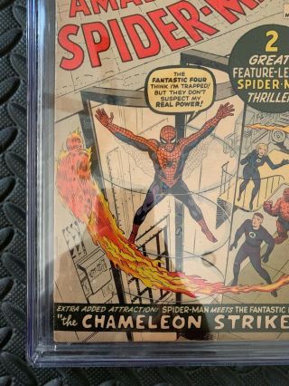 The Spider - Man 1.  Marvel.  Silver Age Key.  1963.  CGC Universal 3.  0 GD/VG 4