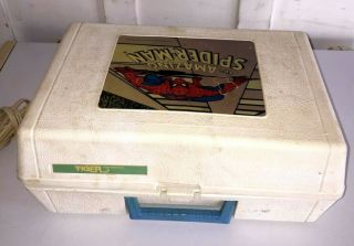 Vintage Spider - Man Record Player Phonograph Turntable 4
