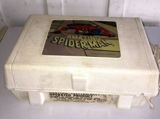 Vintage Spider - Man Record Player Phonograph Turntable 7