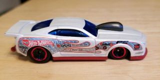 2010 Mattel Hot Wheels Pro Stock Chevrolet Chevy Camaro White Racing Street Rare