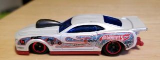 2010 Mattel Hot Wheels Pro Stock Chevrolet Chevy Camaro White Racing Street Rare 3