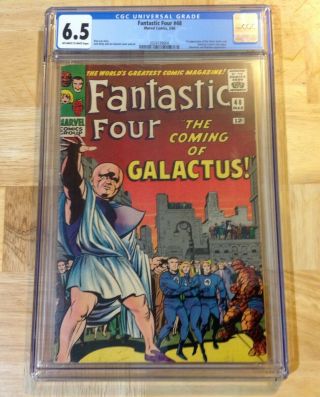 Fantastic Four 48 (march 1966) Cgc 6.  5 Key 1st App Silver Surfer/ Galactus