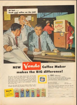1958 Vintage Ad For Vendo Coffee Maker`the Vendo Company`kansas City (061816)