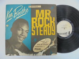 Ken Boothe Mr Rock Steady Studio One Ja Orig Rocksteady Ska Reggae Lp Hear