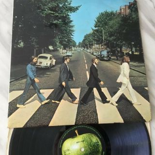 The Beatles - Abbey Road 1969 Vinyl Lp Record 1st Press Misaligned Apple Logo