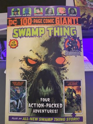 Swamp Thing 100 Page Dc Giant Walmart Exclusive