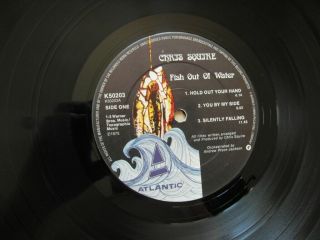 CHRIS SQUIRE - FISH OUT OF WATER - ATLANTIC - POSTER - YES - Nr VINYL LP 1975 4