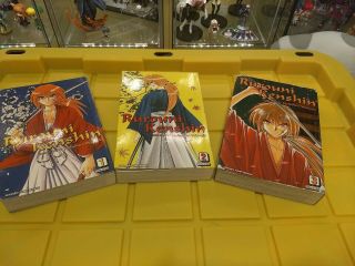 Rurouni Kenshin 3 In 1 Omnibus Edition Vol 1 - 3 (1 - 9) English