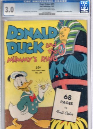 Donald Duck Four Color 29 1943 Barks Mummy 