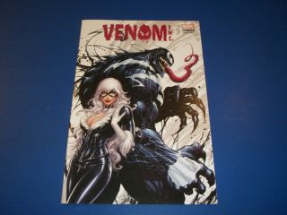 Venom Inc Omega 1 Kirkham Variant Nm Gem Black Cat Cover Spider - Man Marvel