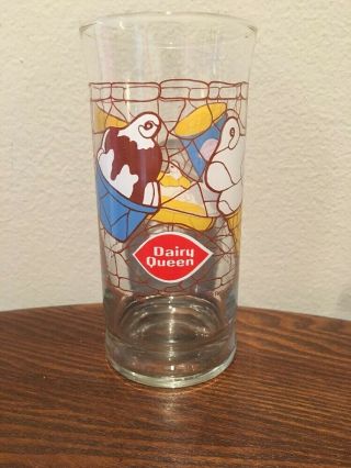 Vintage 1988 Dairy Queen Clear Drinking Glass/tumbler Advertising (33 Available)