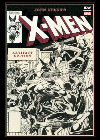 John Byrne’s X - Men Artifact Edition Signed Artist Proof Nib Sdcc 2018 Az