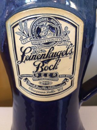 Leinenkugel’s Bock Beer 2000 Stein Mug 97/800 2