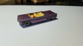 Matchbox Lesney Pontiac Convertible 39 W/ Rare Purple
