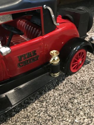 Vintage Jim Beam Fire Chief Decanter 1928 Model A Car Ford C.  F.  D.  - Empty 4