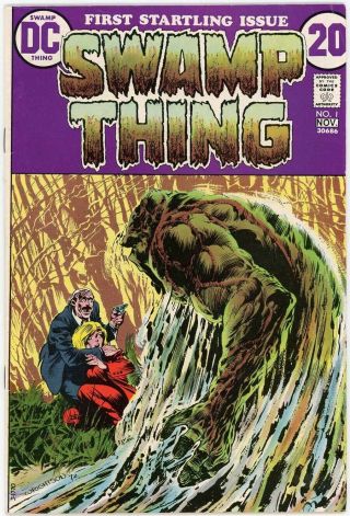 Swamp Thing 1 - 1972 - Berni Wrightson Artwork - 6.  5 Fn,